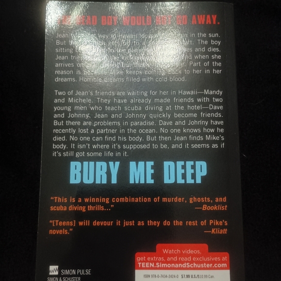 ❤️5 for $20❤️ Bury Me Deep by Christopher Pike - Picture 2 of 2